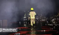 وقوع حریق در یک مجتمع مسکونی ۱۸ طبقه در تهران