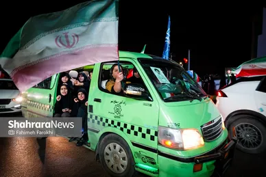 گزارش تصویری | میدان فلسطین مشهد چند ساعت پس از سال تحویل