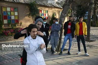 اجرای سرود و نمایش های نوروزی در مشهد