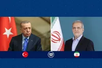 اعلام آمادگی ایران برای رفع سوءتفاهم مبنی بر ادعای حملات موشکی به ترکیه در گفت‌وگوی تلفنی پزشکیان با اردوغان