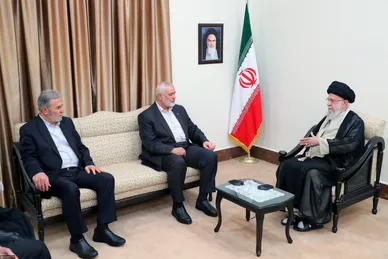 عکس‌هایی از دیدار شماری از میهمانان خارجی مراسم تحلیف با رهبر انقلاب اسلامی