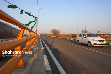 تصاویری از تقاطع غیر هم‌‌سطح پیامبر اعظم (ص) مشهد