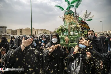 کاروان نمادین اسرای کربلا «بنی اسد»
