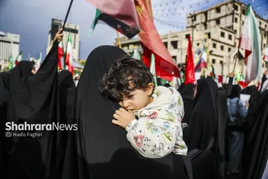 گزارش تصویری | مراسم چهلمین روز شهادت رهبر شهید انقلاب اسلامی در مشهد ۱