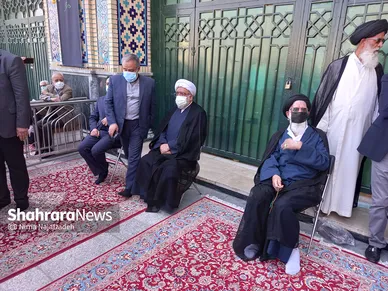 تشییع پیکر علامه محمدرضا حکیمی در مشهد