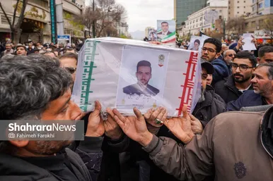 گزارش تصویری | مراسم تشییع پیکر ۸ شهید اقتدار ایران اسلامی در مشهد (۱۳ اسفند ۱۴۰۴)