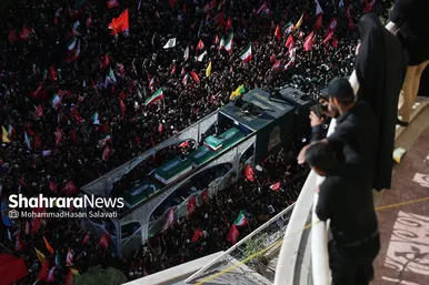 گزارش تصویری | تصاویر هوایی مراسم تشییع پیکر رهبر شهید انقلاب اسلامی