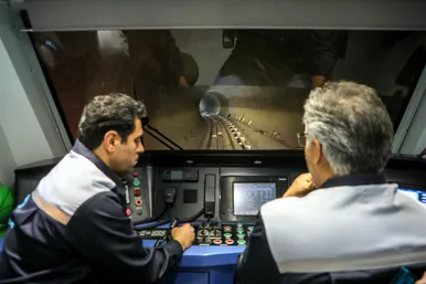  عملیات «تست‌گرم» بخش اول خط سوم قطار شهری مشهد