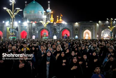 گزارش تصویری | مراسم احیای اولین شب قدر در حرم مطهر امام رضا (ع)