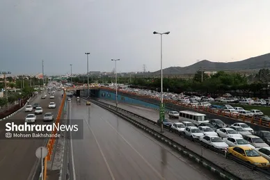 تصاویری از آب‌گرفتگی در سطح شهر مشهد بر اثر بارش شدید باران (۲۶ اردیبهشت ۱۴۰۳)