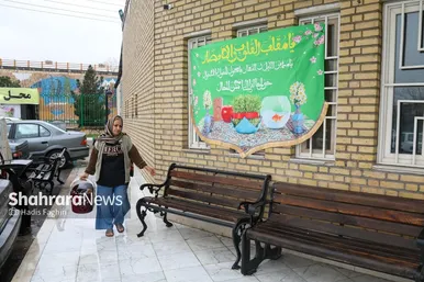 گزارش تصویری | اسکان زائران در سالن‌های ورزشی شهرداری مشهد در ایام نوروز