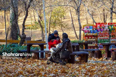طبیعت پاییزی بوستان های مشهد