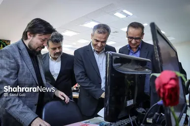 گزارش تصویری | بازدید مدیران استانی و شهری از روزنامه شهرآرا به مناسبت روز خبرنگار - ۳
