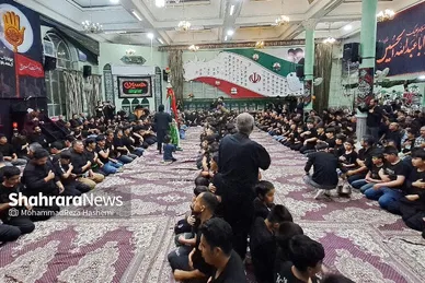 عکس‌هایی از مراسم علم‌کِشی مهاجران افغانستانی در مشهد (۲۳ تیرماه ۱۴۰۳)