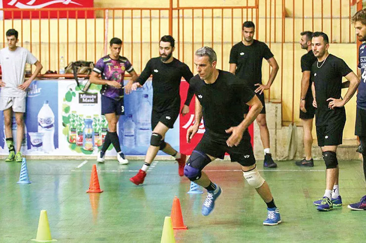 بهبودی و شریفات در تمرینات پیام