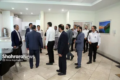 رژه ناوگان خودرویی آتش نشانی مشهد