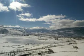 ویدئو| طبیعت زمستانی نیچکوه در نوشهر