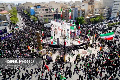 گزارش تصویری | مراسم اربعین رهبر شهید انقلاب در تهران
