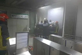 آتش&zwnj;سوزی در ایستگاه مترو مشهد مهار شد | ماجرای بروز حادثه در ایستگاه شریعتی چه بود؟