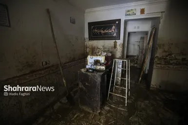 تصاویری از محله سیدی مشهد پس از سیل روز چهارشنبه