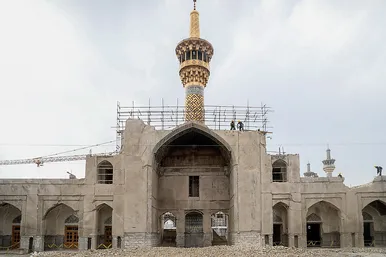 مراسم آغاز عملیات احداث رواق مبارکه امیرالمومنین علیه السلام در حرم رضوی