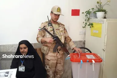 حضور پرشور مرزبانان خراسان‌رضوی در مرحله دوم انتخابات چهاردهمین دوره ریاست‌جمهوری