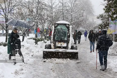 ایران زیباست | بارش برف در رشت