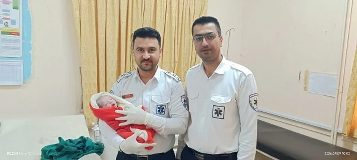 نجات دو نوزاد در مأموریت‌های ویژه اورژانس ۱۱۵ دانشگاه علوم پزشکی مشهد