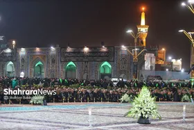 برگزاری آیین خطبه&zwnj;خوانی شب شهادت امام رضا(ع) در حرم مطهر رضوی