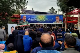 پیکر سردار شهید جواد باقری، در جوار مزار برادرش آرام گرفت (۲۵ اسفند ۱۴۰۴)