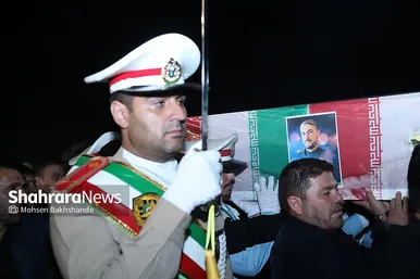 عکس‌های استقبال از پیکر شهید امیر عبداللهیان در مشهد (۳ خرداد ۱۴۰۳)