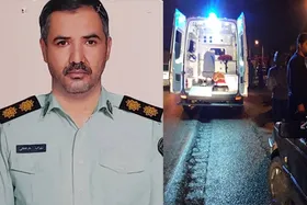 بی توجهی پژو ۴۰۵ حادثه آفرید | فوت سرهنگ پلیس&zwnj;راه در حین انجام وظیفه