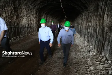 بازدید اعضای شورای اسلامی شهر مشهد از خطوط قطار شهری مشهد