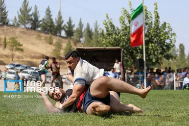 گزارش تصویری | مسابقات «کشتی با چوخه»