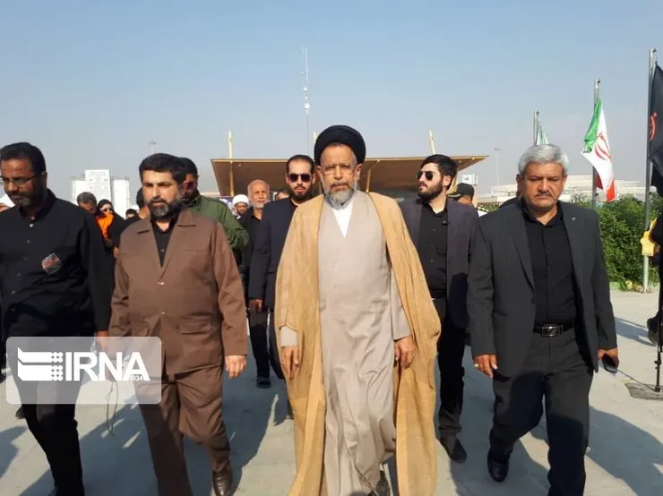 فرمانده کل سپاه پاسداران و وزیر اطلاعات از مرز شلمچه بازدید کردند