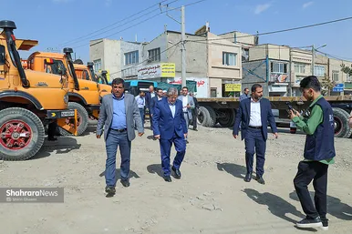 آیین آغاز عملیات اجرایی دوربرگردان غربی و اصلاح هندسی بزرگراه هاشمی رفسنجانی مشهد