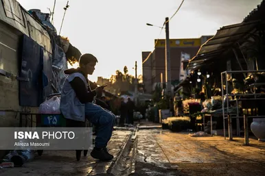 بازار گل محلاتی تهران در آستانه سال نو