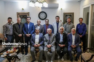 گزارش تصویری | دیدار خانواده ورزش از استاد حمید توکل پیشکسوت کشتی
