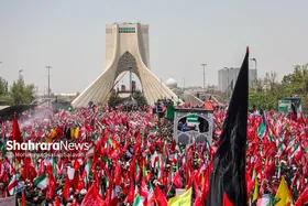 گزارش تصویری | تشییع پیکر امام شهید در تهران (۱۵ تیر ۱۴۰۵) - ۳