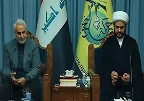 صحبت&zwnj;های سردار سلیمانی به زبان عربی درباره دفاع از ملت عراق + فیلم