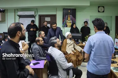 گزارش تصویری | بازدید جمعی از اعضای شورای شهر از موسسه شهرآرا به مناسبت روز خبرنگار