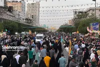 شکوه جشن میلیونی امام‌رضایی‌ها در شب میلاد امام‌رضا‌(ع) در مشهد + فیلم