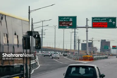 آیین بهره‌برداری از تقاطع چهارسطحی آزادگان مشهد