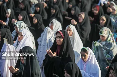 گزارش تصویری | اقامه نماز عید فطر در حرم مطهر امام رضا (ع)