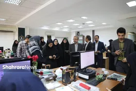 بازدید مدیران شهری مشهد و استانی خراسان&zwnj;رضوی از مؤسسه فرهنگی شهرآرا به&zwnj;مناسبت روز خبرنگار (۱۷ مرداد ۱۴۰۳)