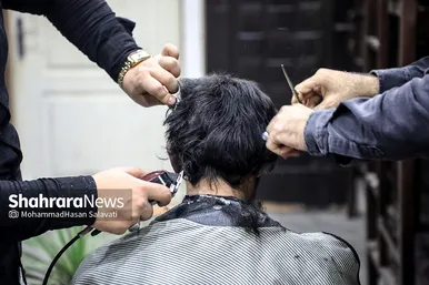 پویش قیچی طلایی در گرمخانه شهرداری