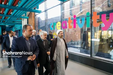 گزارش تصویری | بازدید رئیس کل دادگستری خراسان رضوی از کارخانه نوآوری و رصدخانه شهری شهرداری مشهد