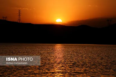 عکس‌هایی از دریاچه بزنگان در خراسان رضوی