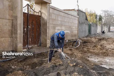 اجرای عملیات تخریب انشعابات غیرمجاز آب باغ‌ویلا‌های اطراف جاده کلات (۴ آذر ۱۴۰۳)