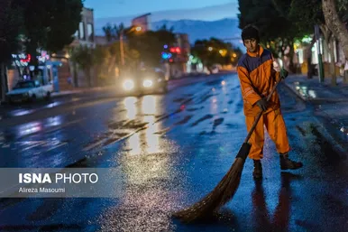 رفت‌ و روب کلانشهر تهران